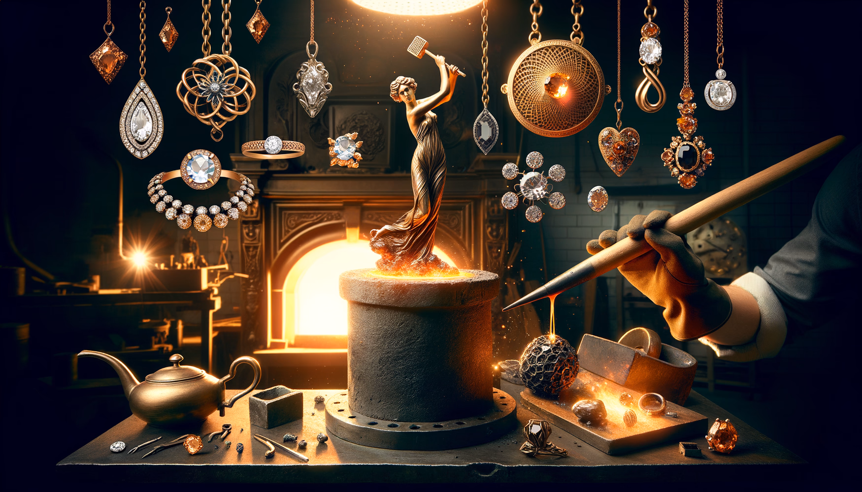 Литьё бронзы для статуй святых: школы