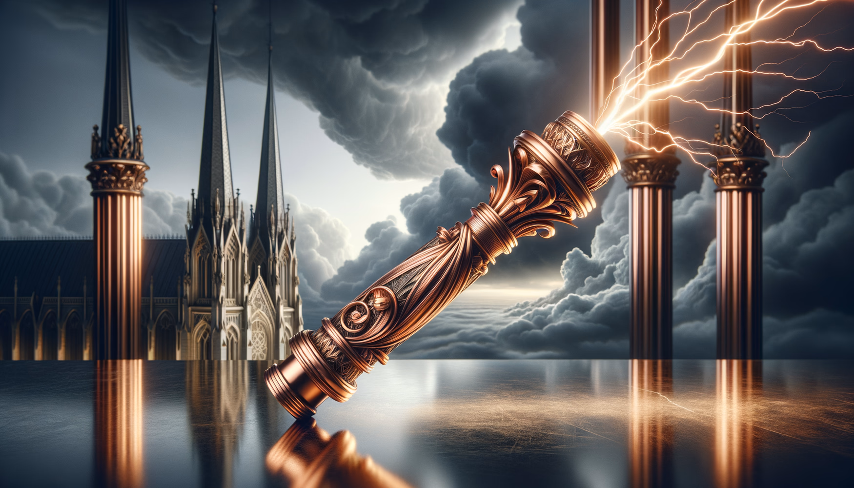 Металл как средство защиты храмов от молний (шпили)