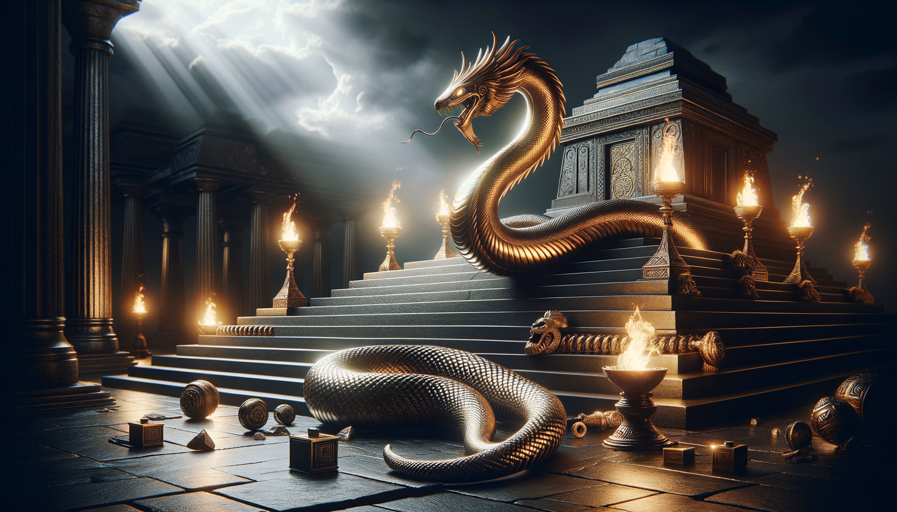 Нехуштан: разрушение бронзового змея