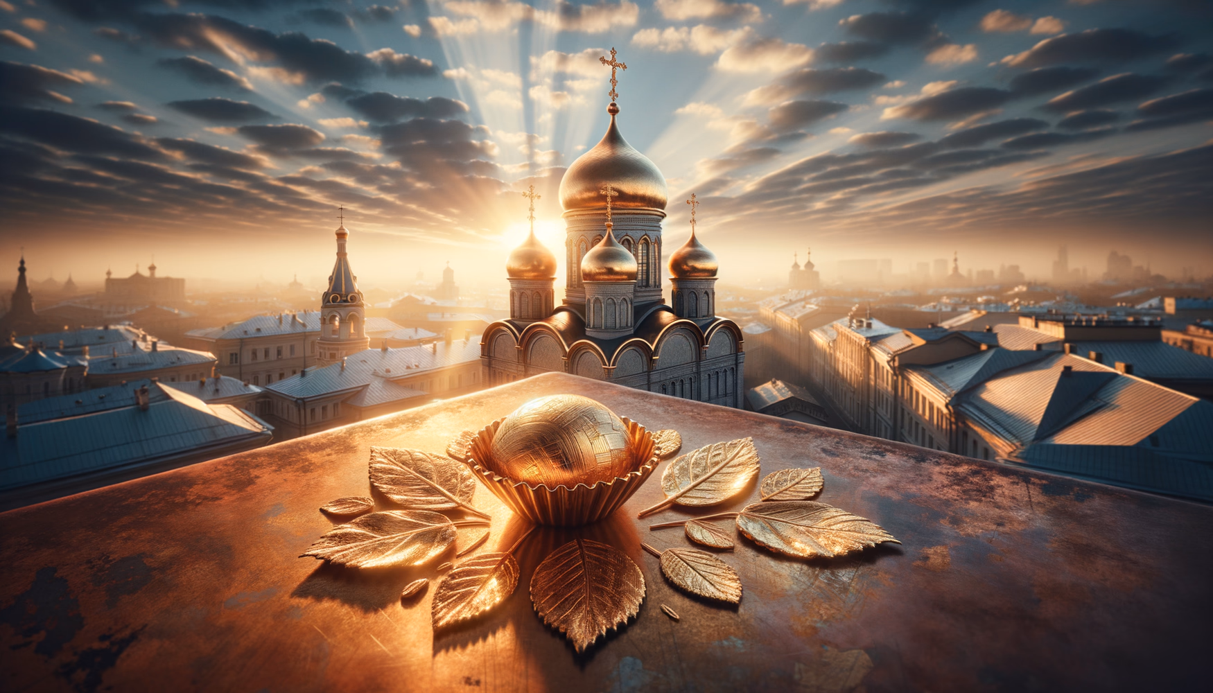 Позолота куполов: визуальные эффекты в городе