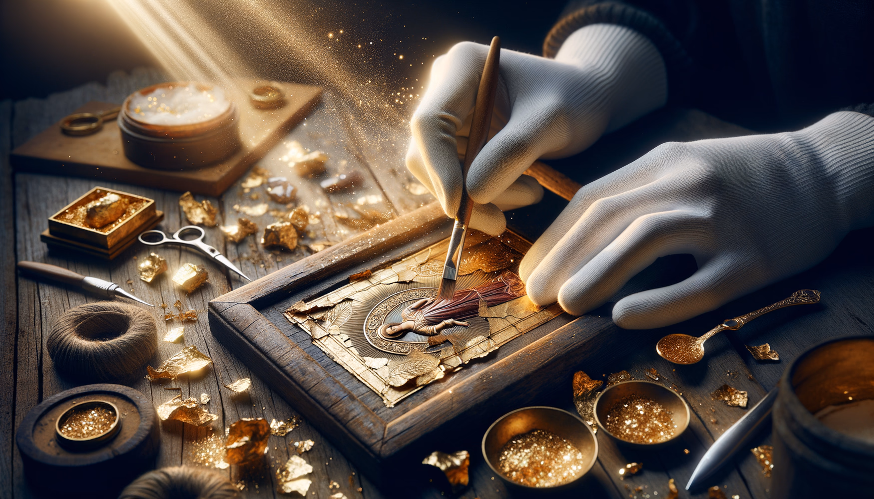 Протоколы реставрации позолоты в иконах