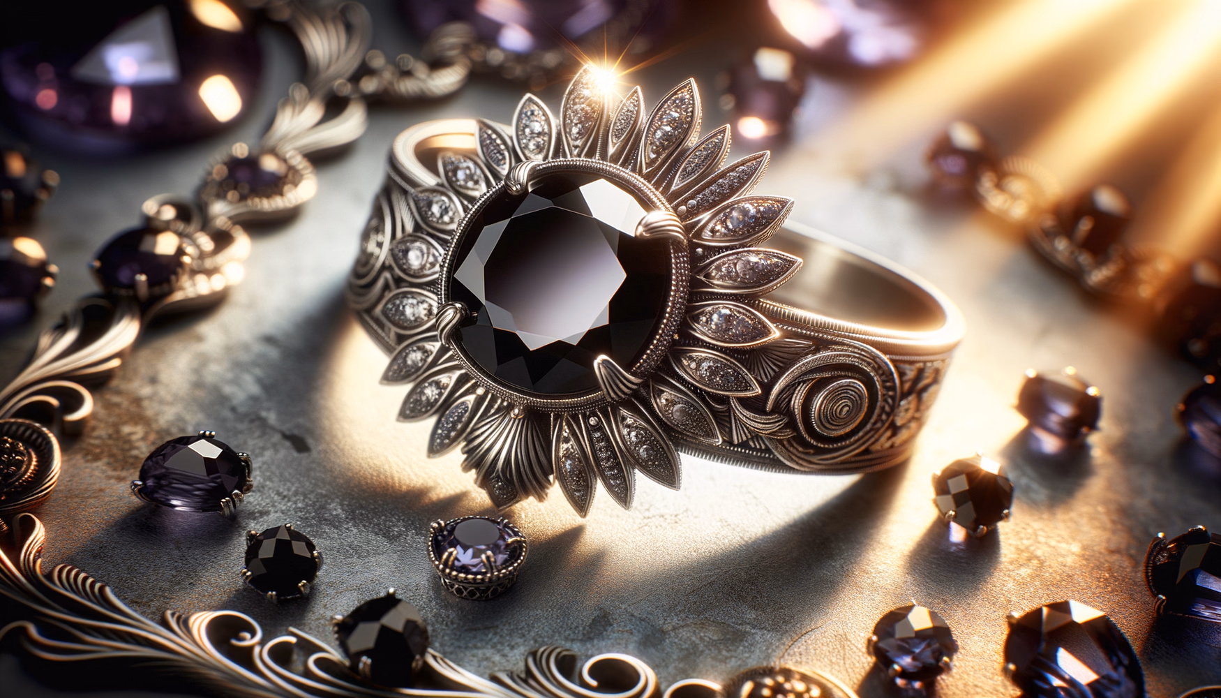 Серебряная оправа Чёрного камня