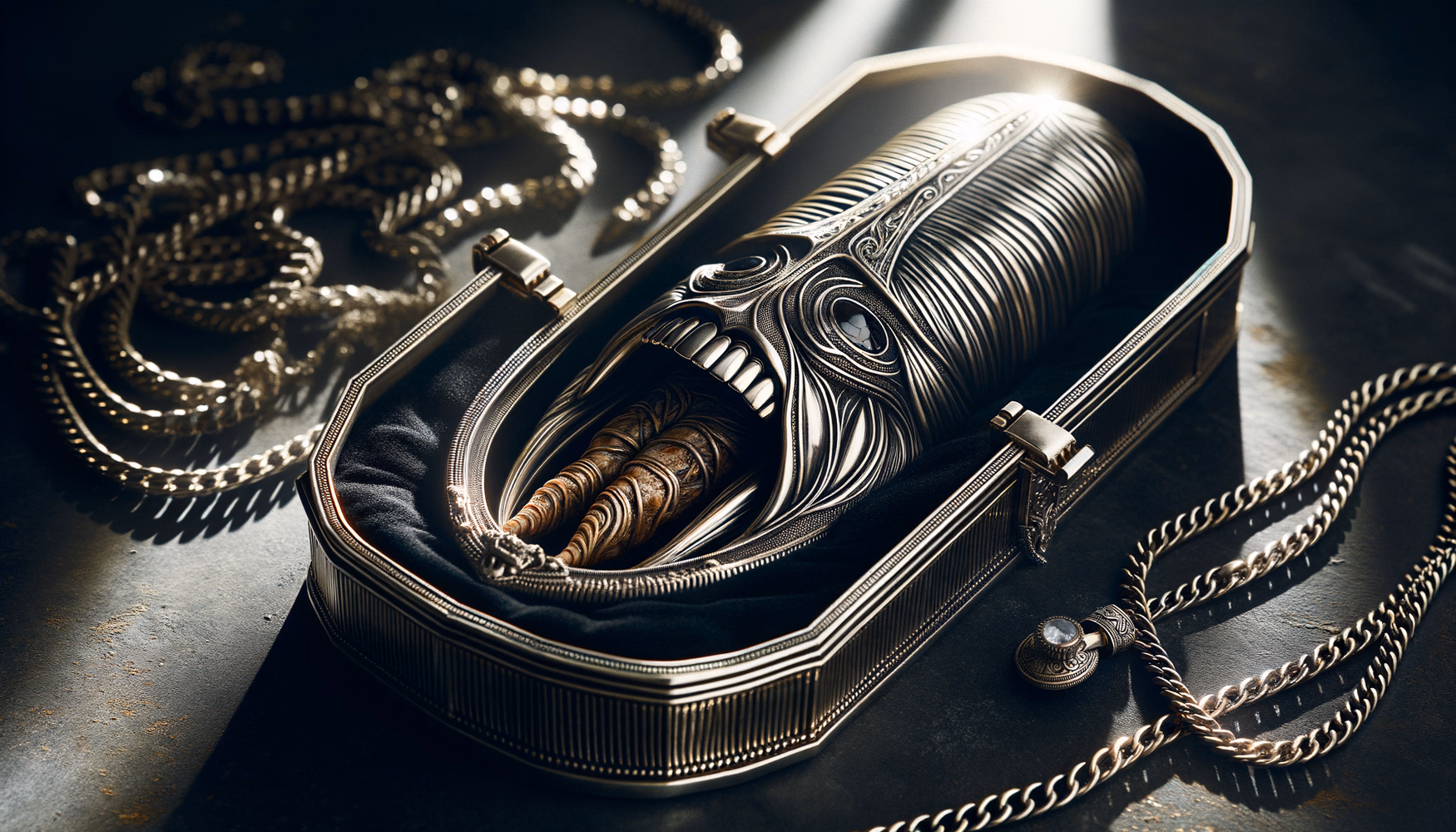 Серебряный реликварий «Язык св. Антония»