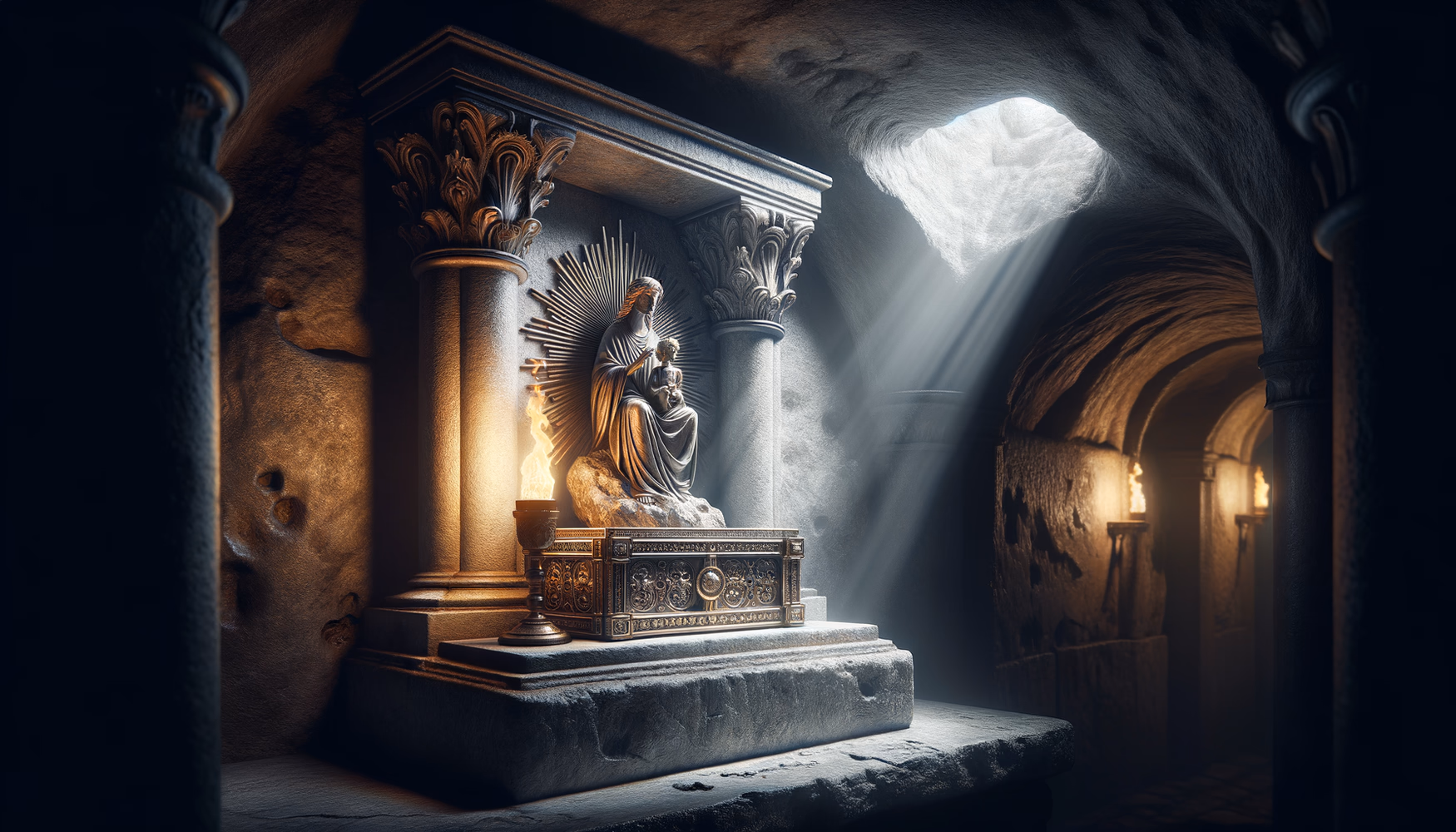 Статуи-реликварии (катакомбы)