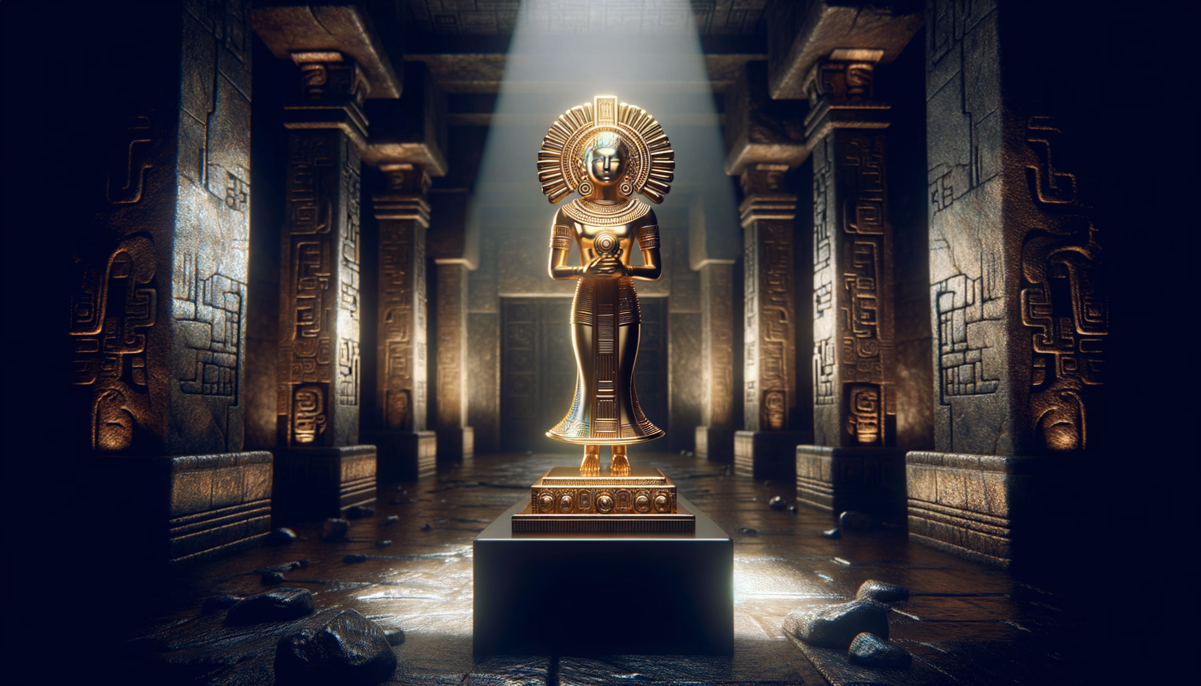 Золотые статуэтки жертвоприношений (Доколумб. Америка)