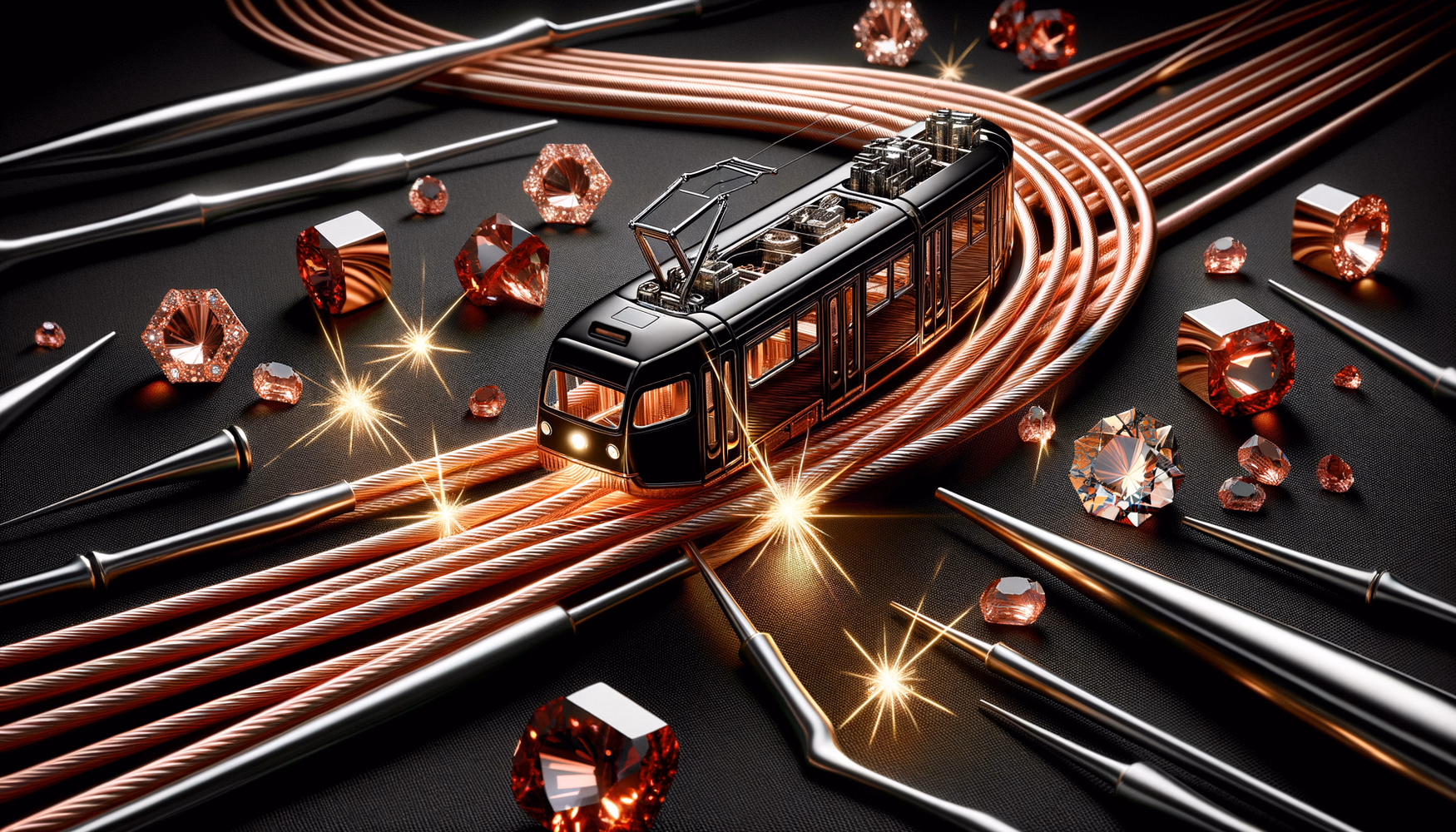 Электрификация: медные контактные сети на железных дорогах и троллейбусных линиях