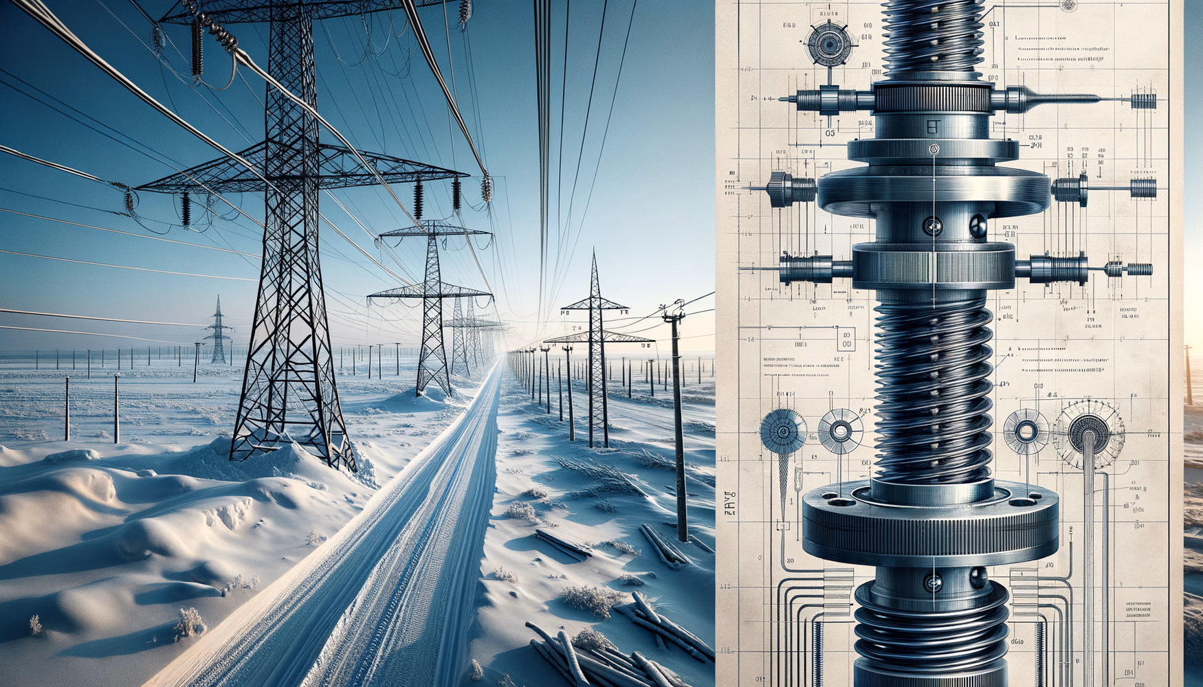 Электросети: алюминиевые провода и стальные сердечники в линиях электропередач