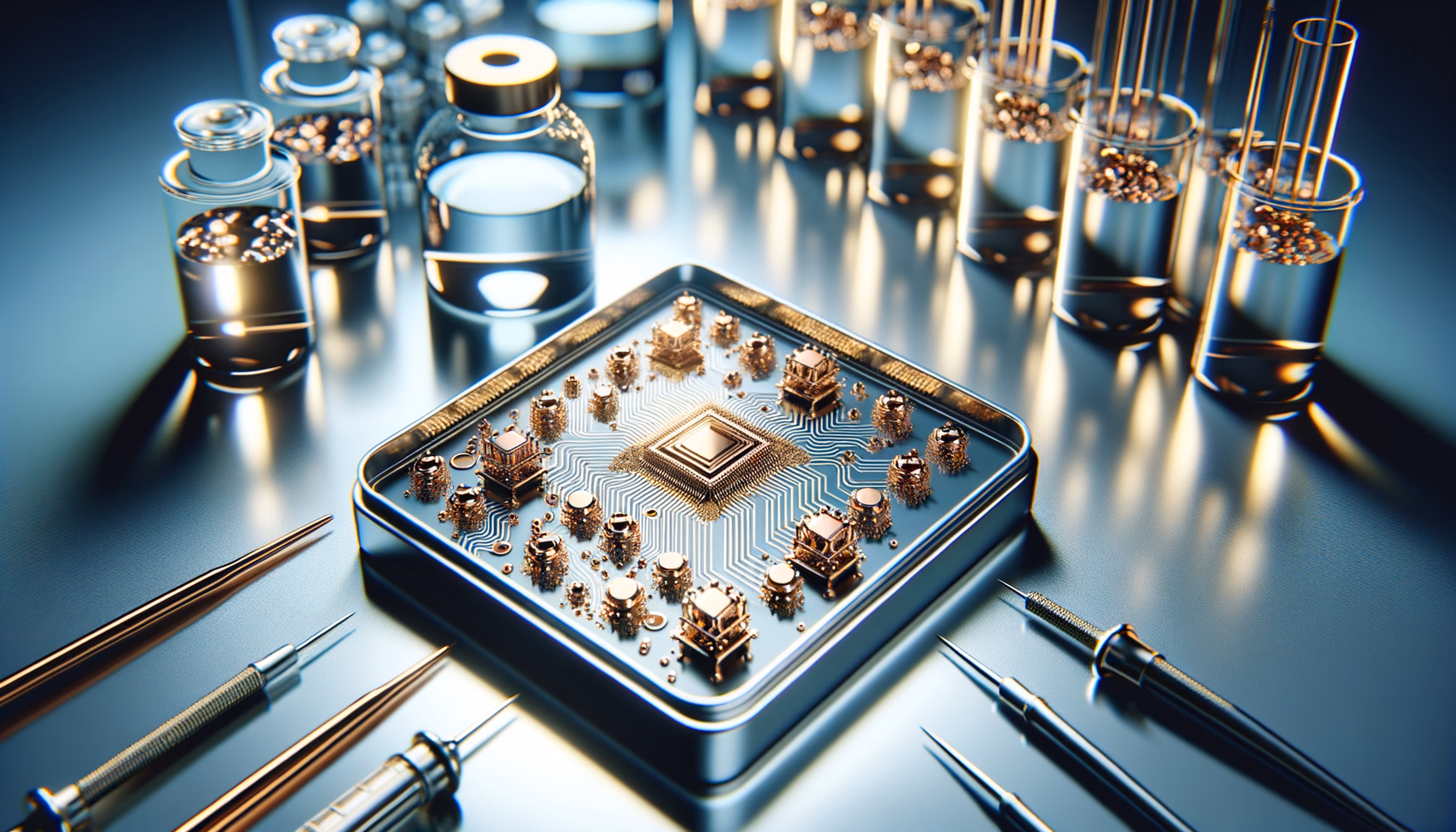 Гальваническое покрытие плат: осаждение меди, олова и золота при производстве электроники