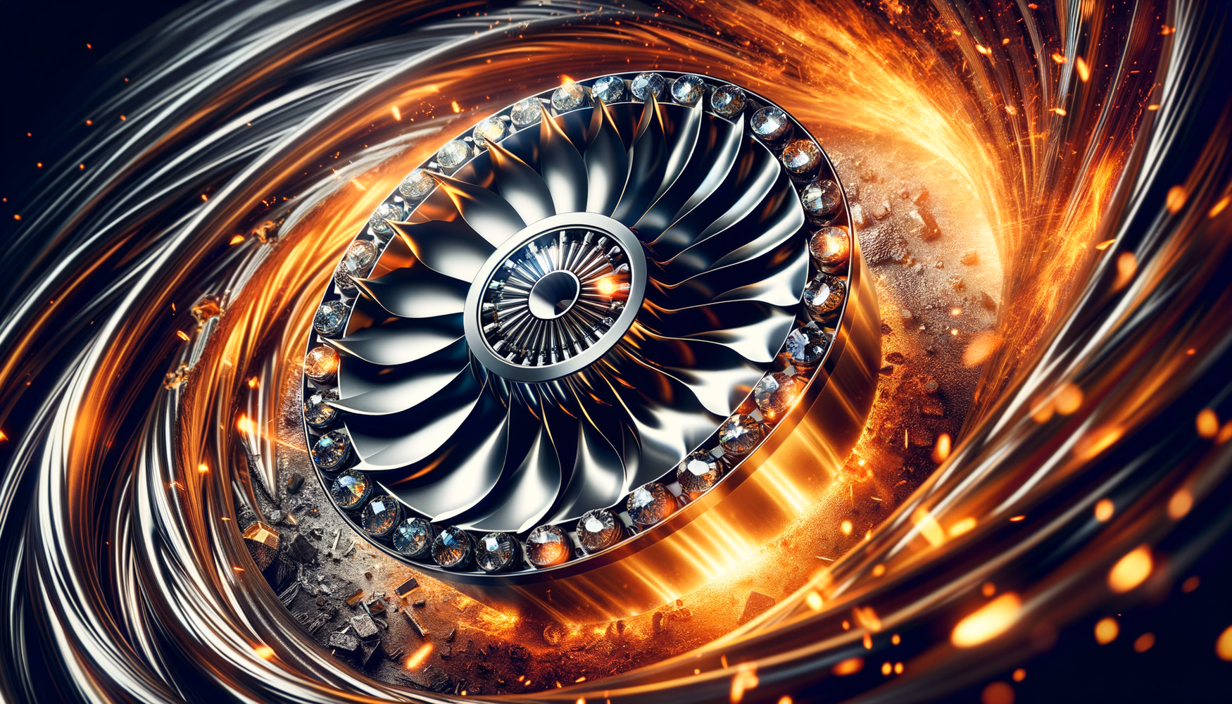 Газовые турбины: вольфрамовые покрытия на лопатках для защиты от температуры