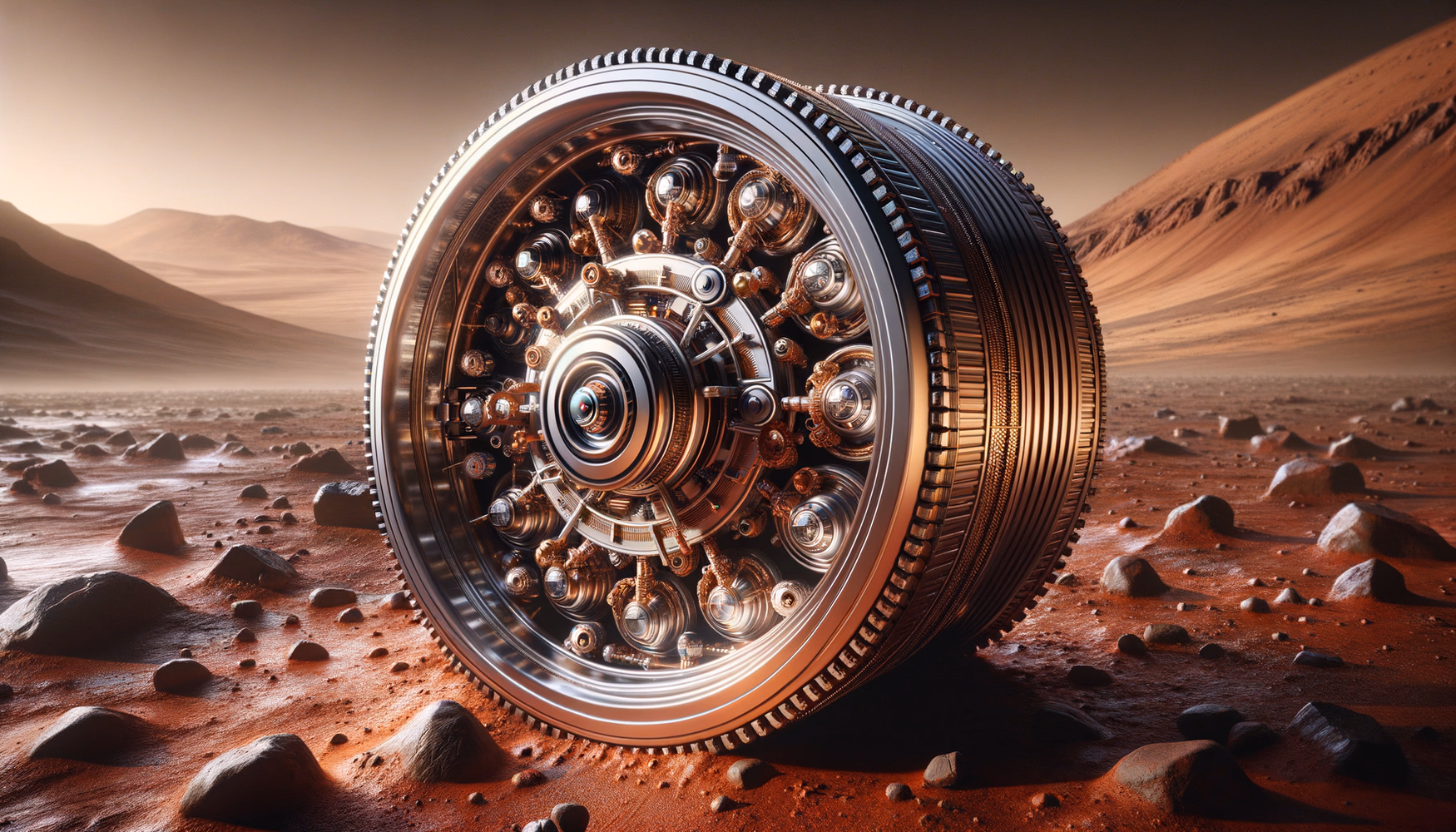 Колёса роверов: алюминиевые ободы марсохода Curiosity и их повреждение на Марсе