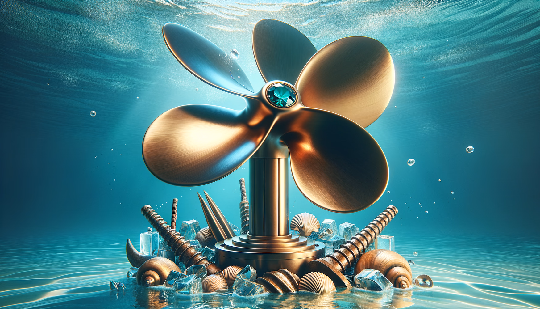 Корабельные винты: почему пропеллеры судов льют из бронзы, а не из стали