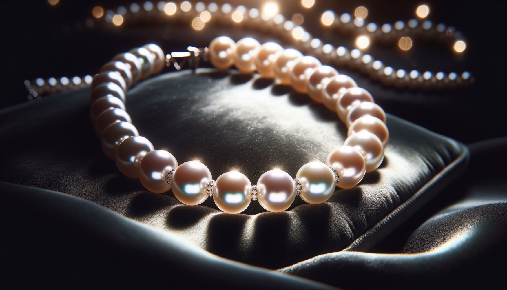 Ожерелья с жемчугом — живой свет на коже