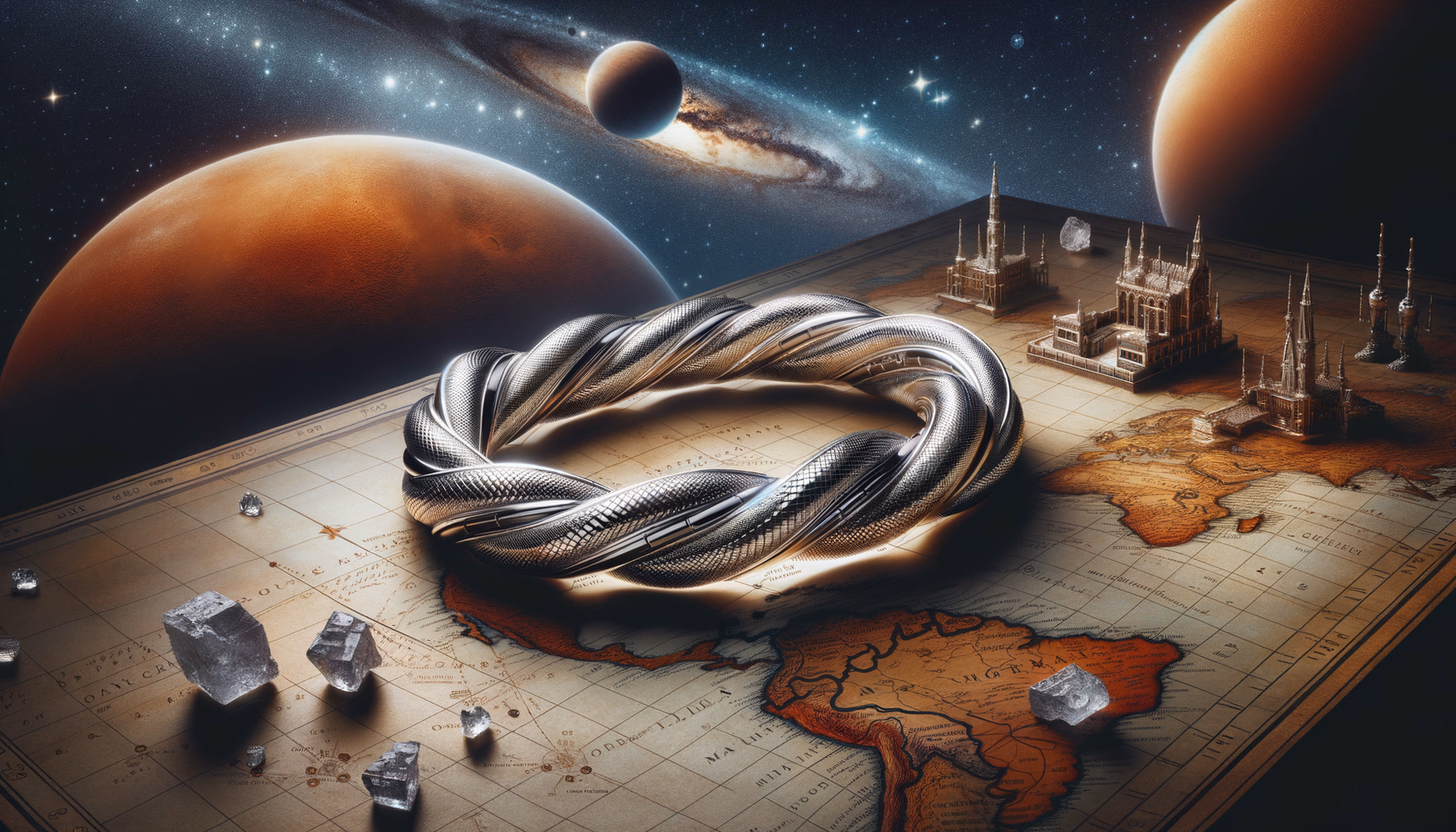 Путешествие платинового браслета: шесть столетий от реки Пинда до орбиты Марса