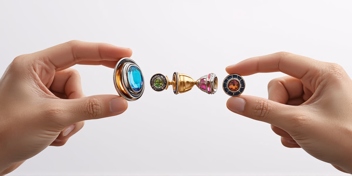 Серьги-гвоздики