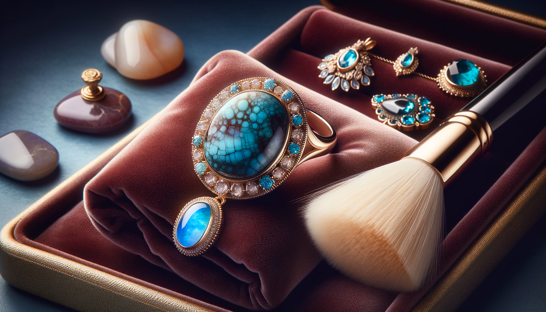 Уход за пористыми минералами (бирюза, опал)