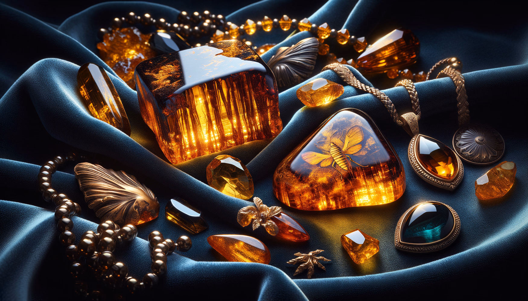 Янтарь: природный и прессованный