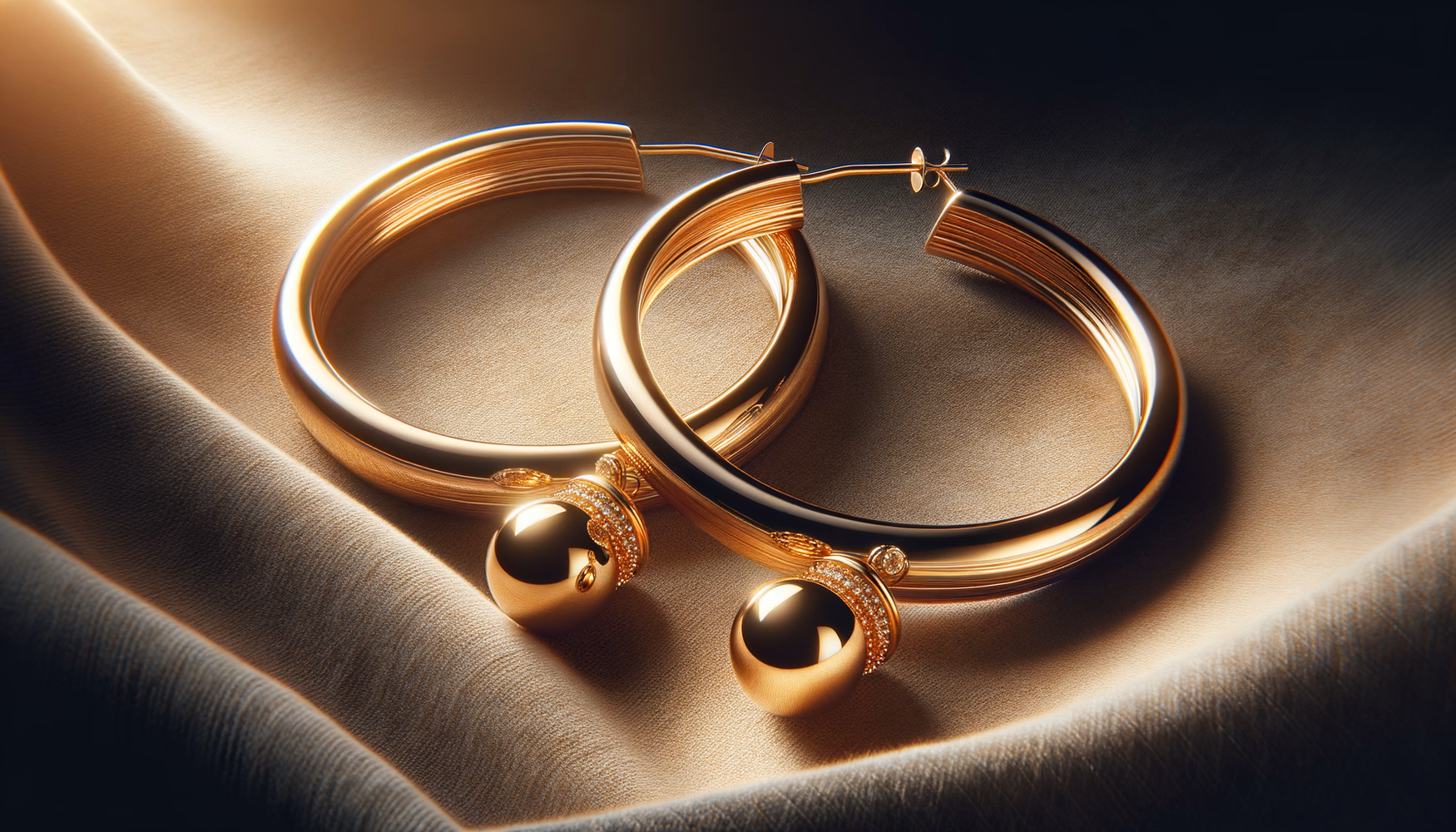 Золотые серьги: тепло, которое видно