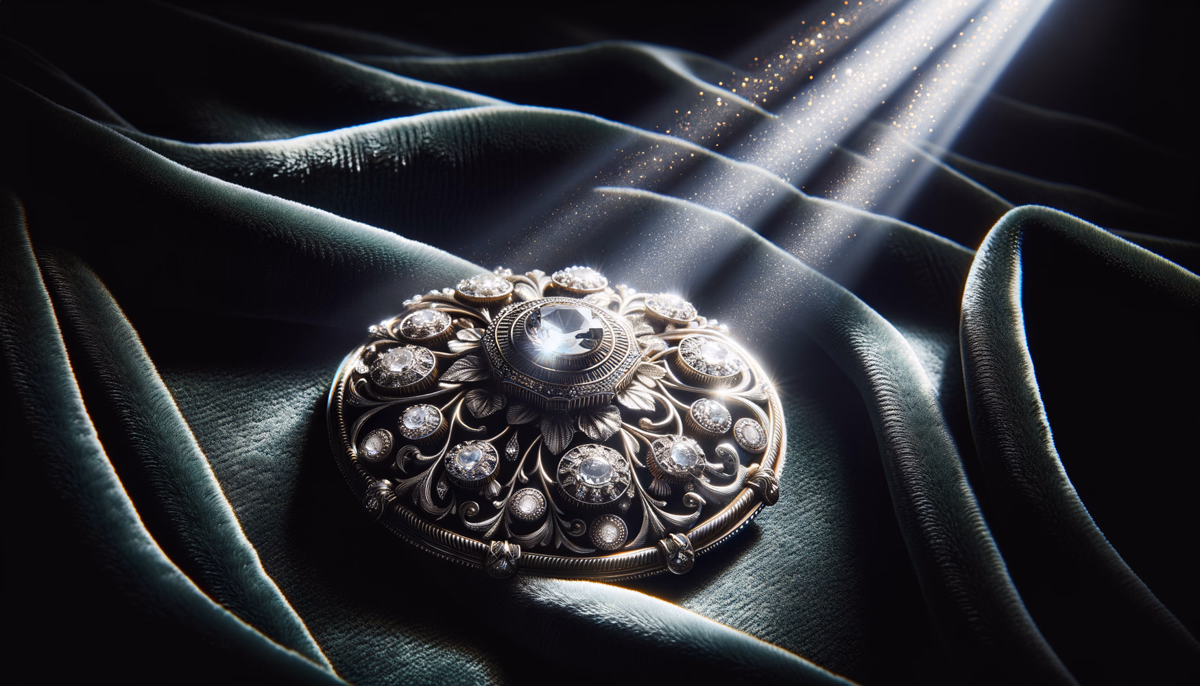 Очистка антикварных украшений с лаком