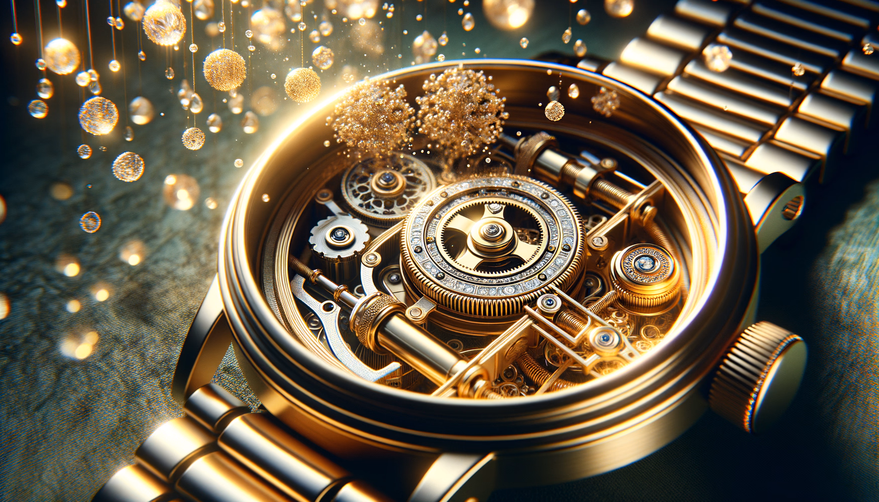 Очистка деталей браслетов с шарнирами