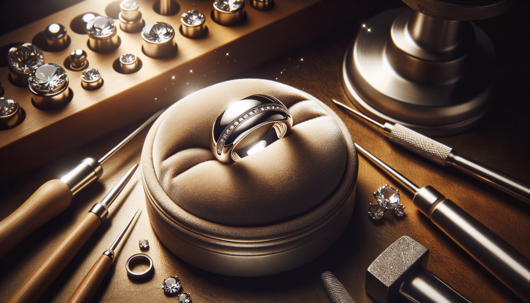 Очистка деталей украшений от остатков полировочных масел