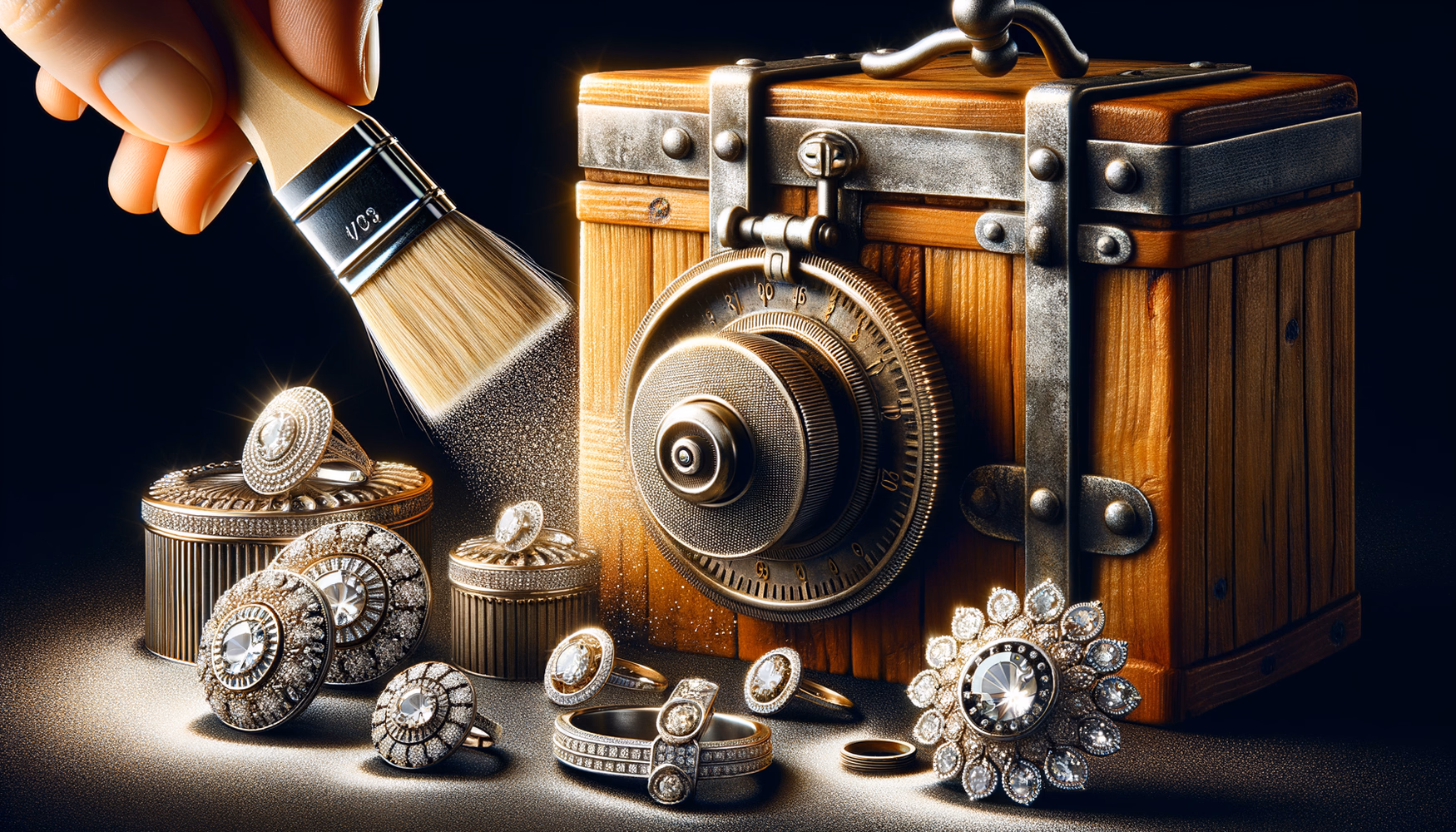 Очистка изделий после ремонта замков