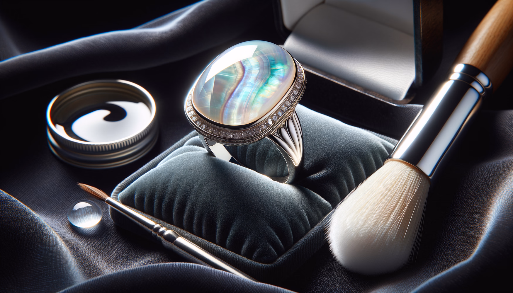 Очистка изделий с перламутром без растворителей