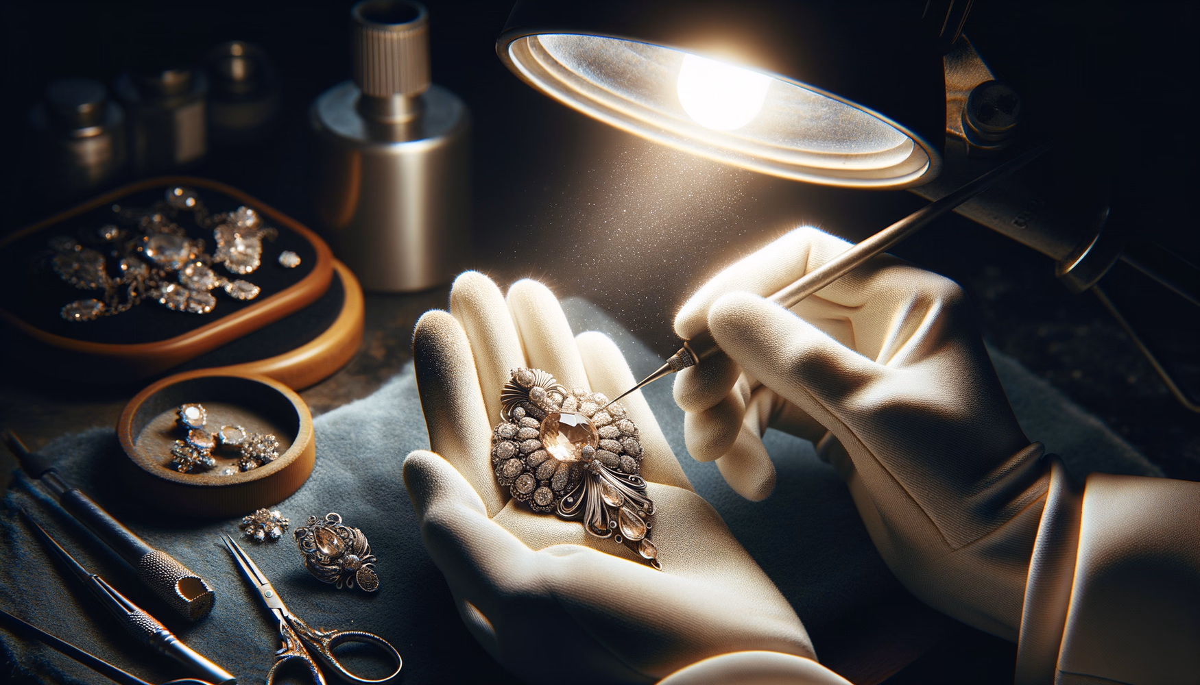 Очистка изделий с ювелирными смолами