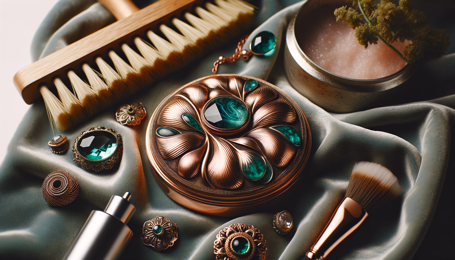 Очистка медных вставок от зелёной патины без агрессивных реагентов