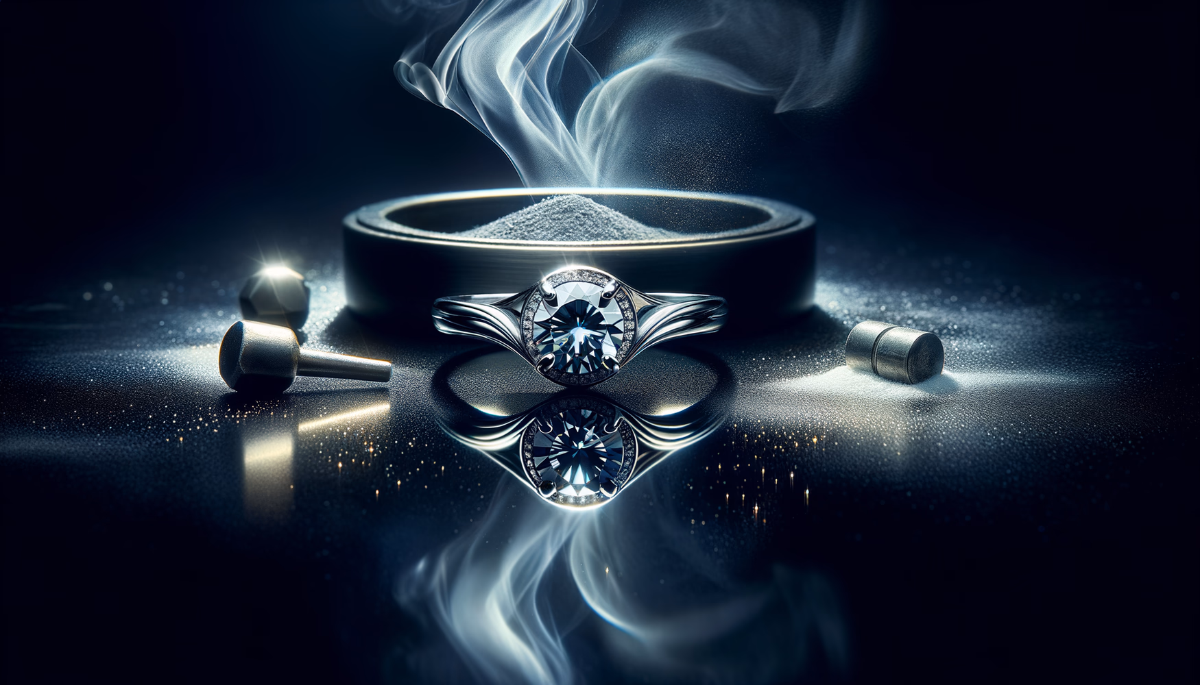 Очистка платиновых оправ после гальваники