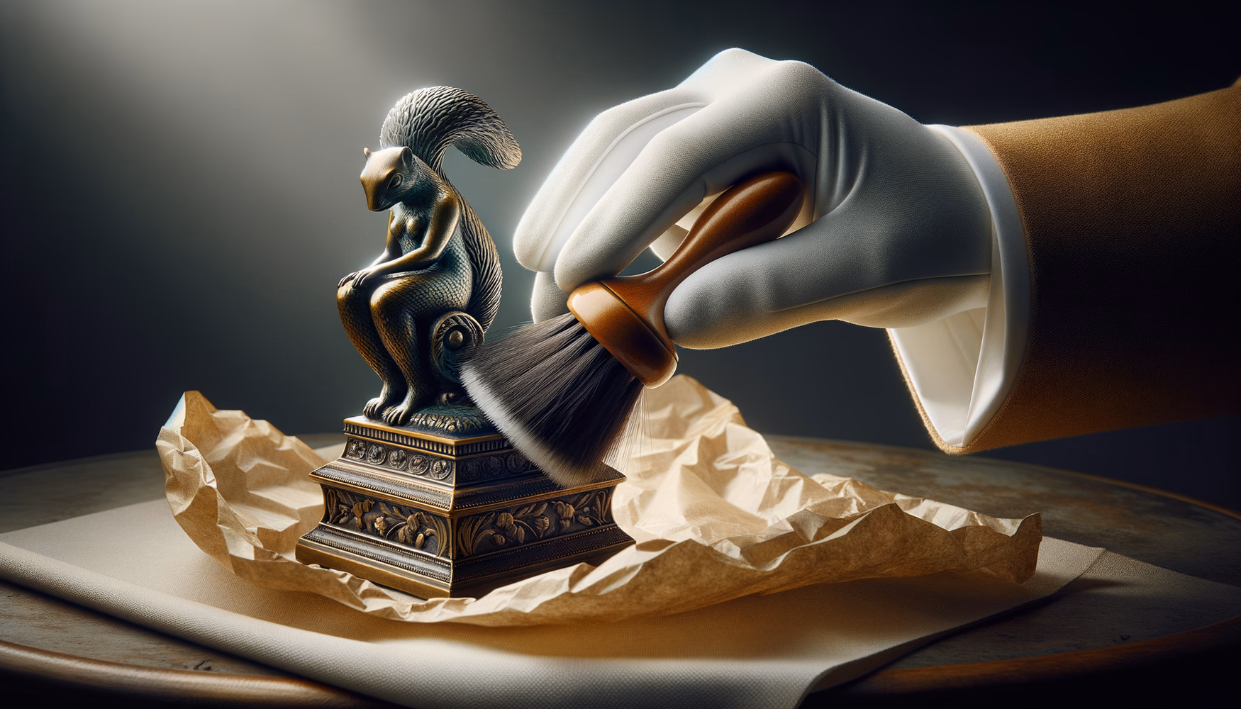 Очистка поверхностей от пыли перед хранением