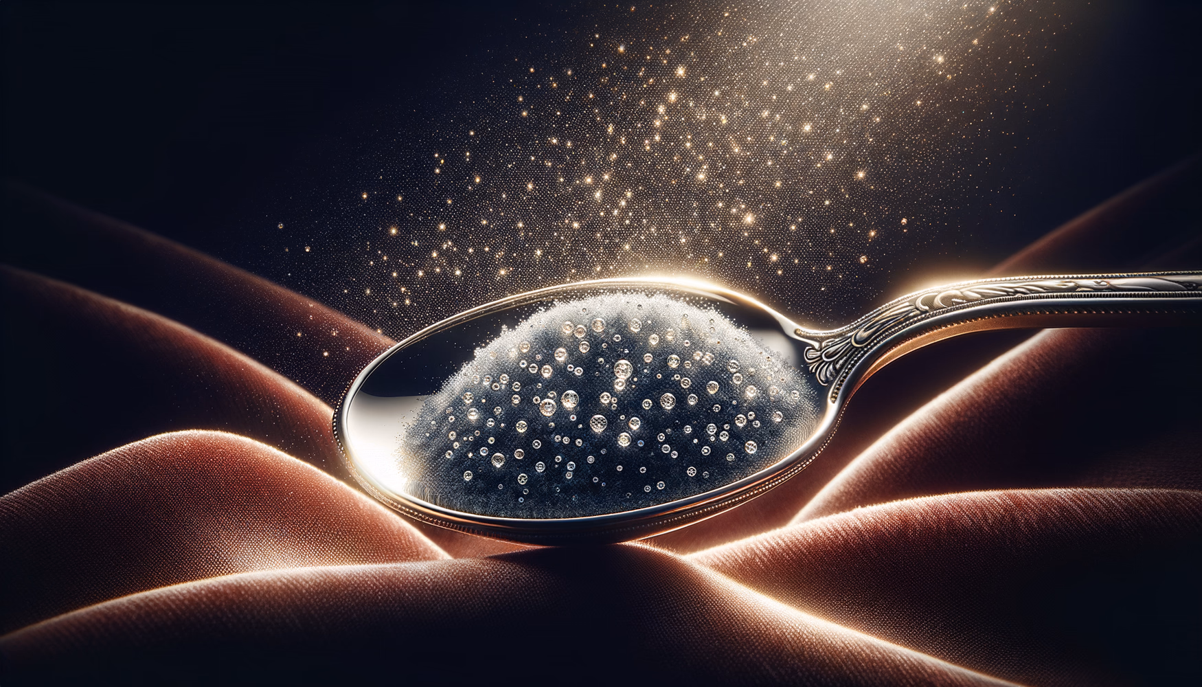 Очистка серебра от микрочастиц пыли