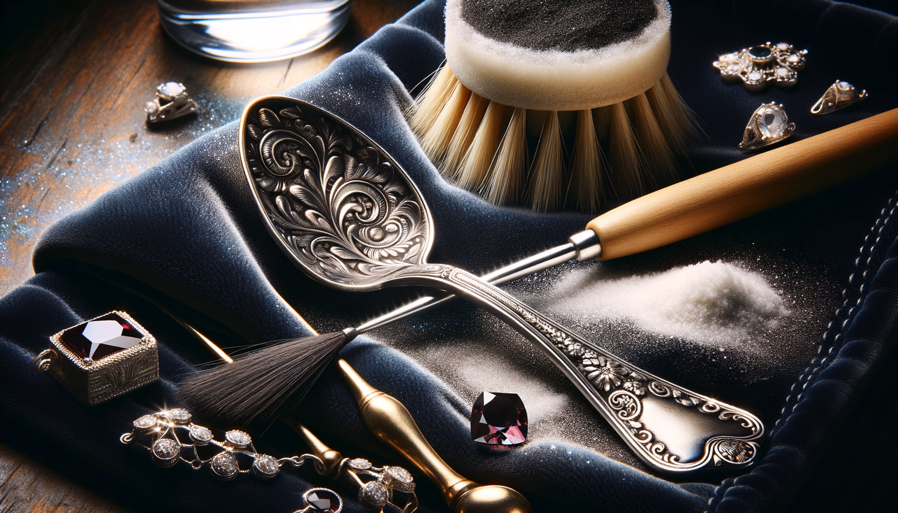 Очистка серебра от остатков сернистых соединений