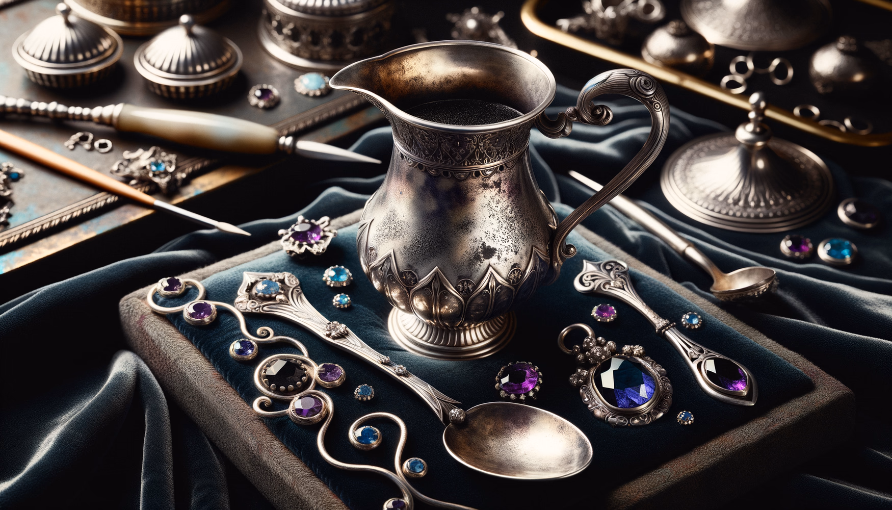 Очистка серебра от сульфидов