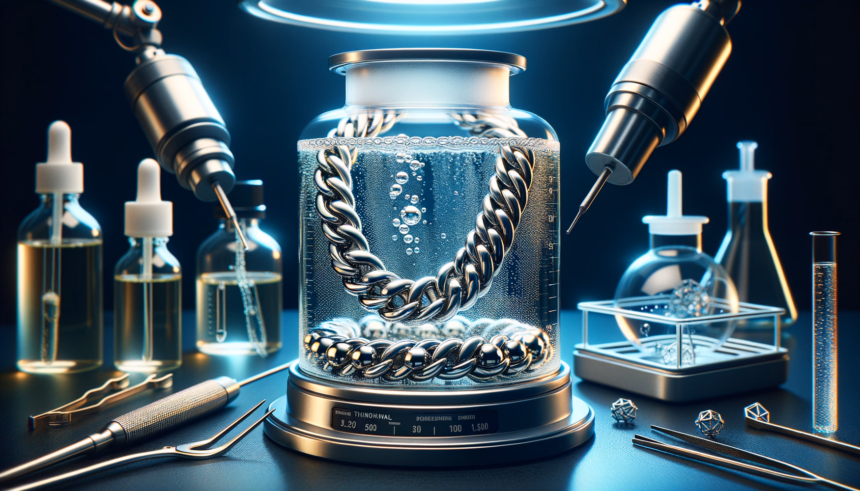 Очистка цепей из комбинированных металлов