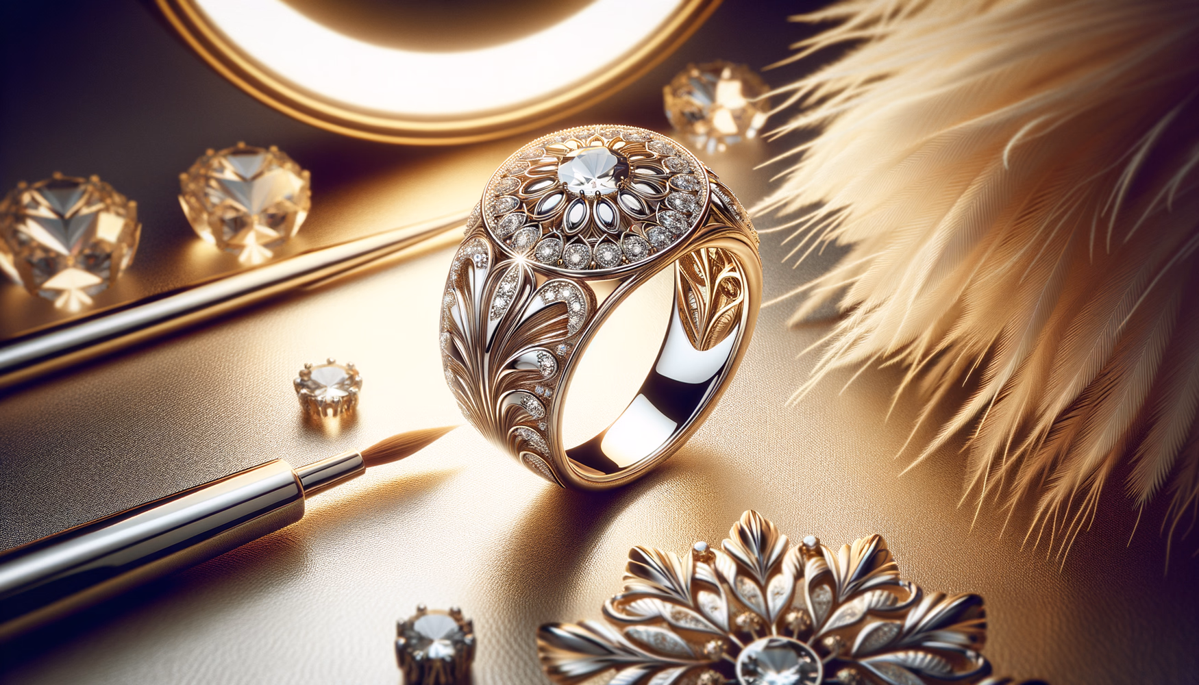 Очистка украшений с комбинированной поверхностью — глянец и мат