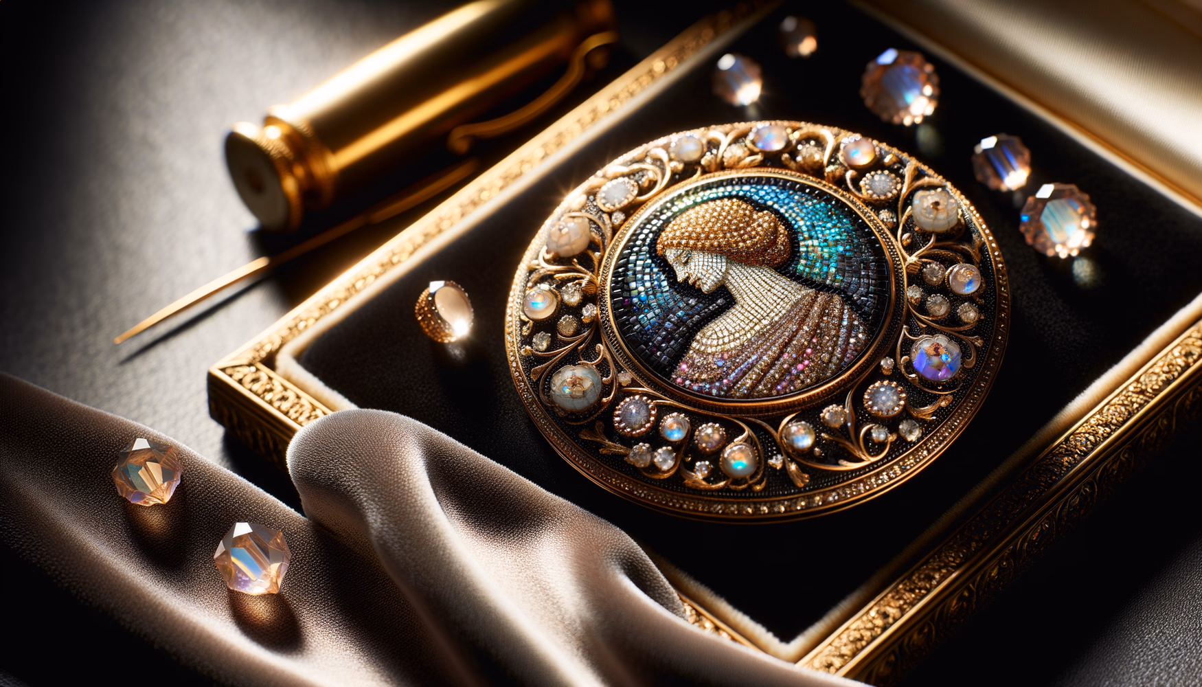 Очистка украшений с микромозаикой без нарушения клеевого состава