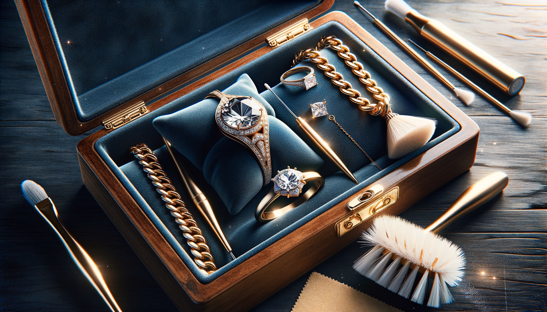 Очистка ювелирных изделий после длительного хранения в сейфе