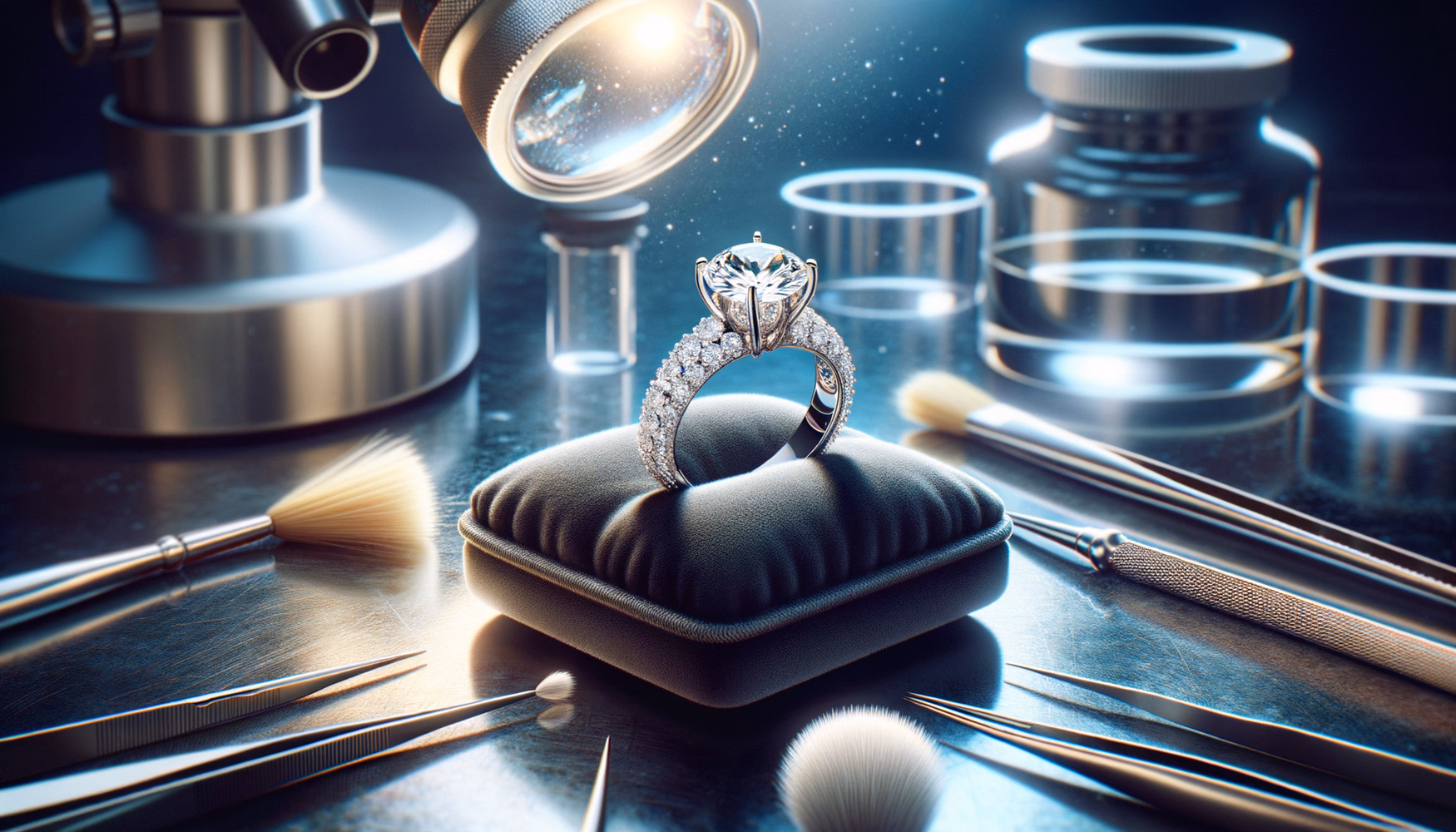 Очистка ювелирных изделий после химического осаждения