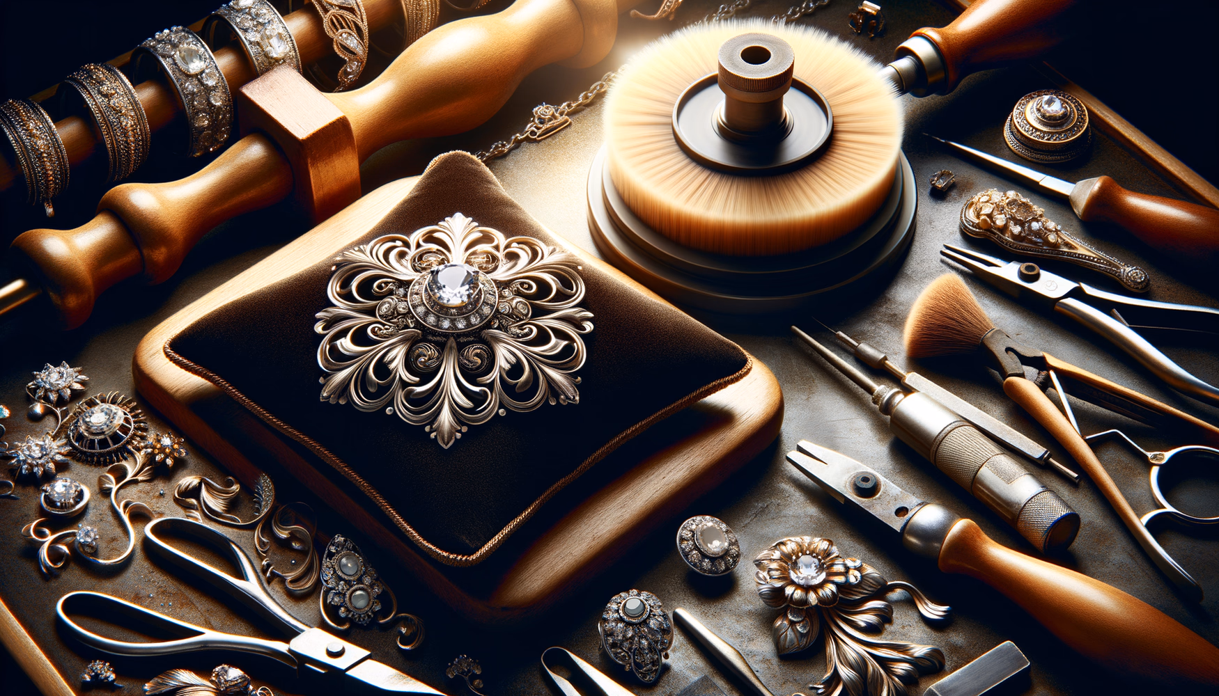 Очистка ювелирных изделий после реставрации