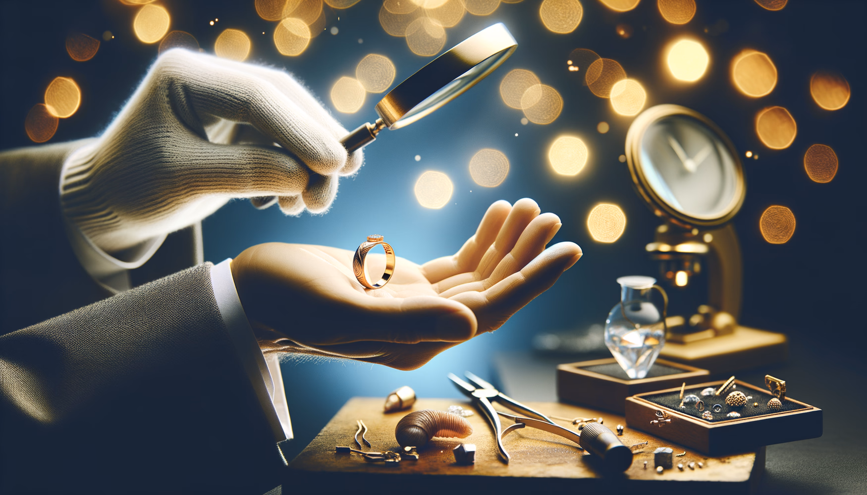 Очистка золота после контакта с кожей