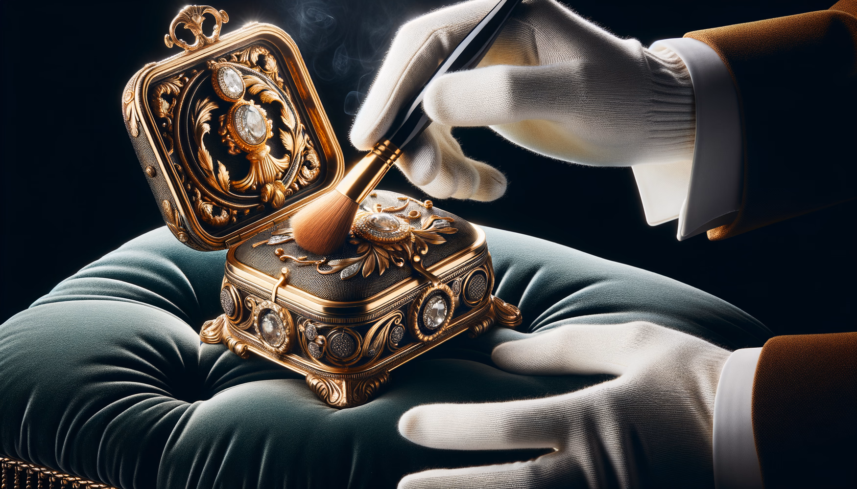 Регенерация позолоты на старинных изделиях