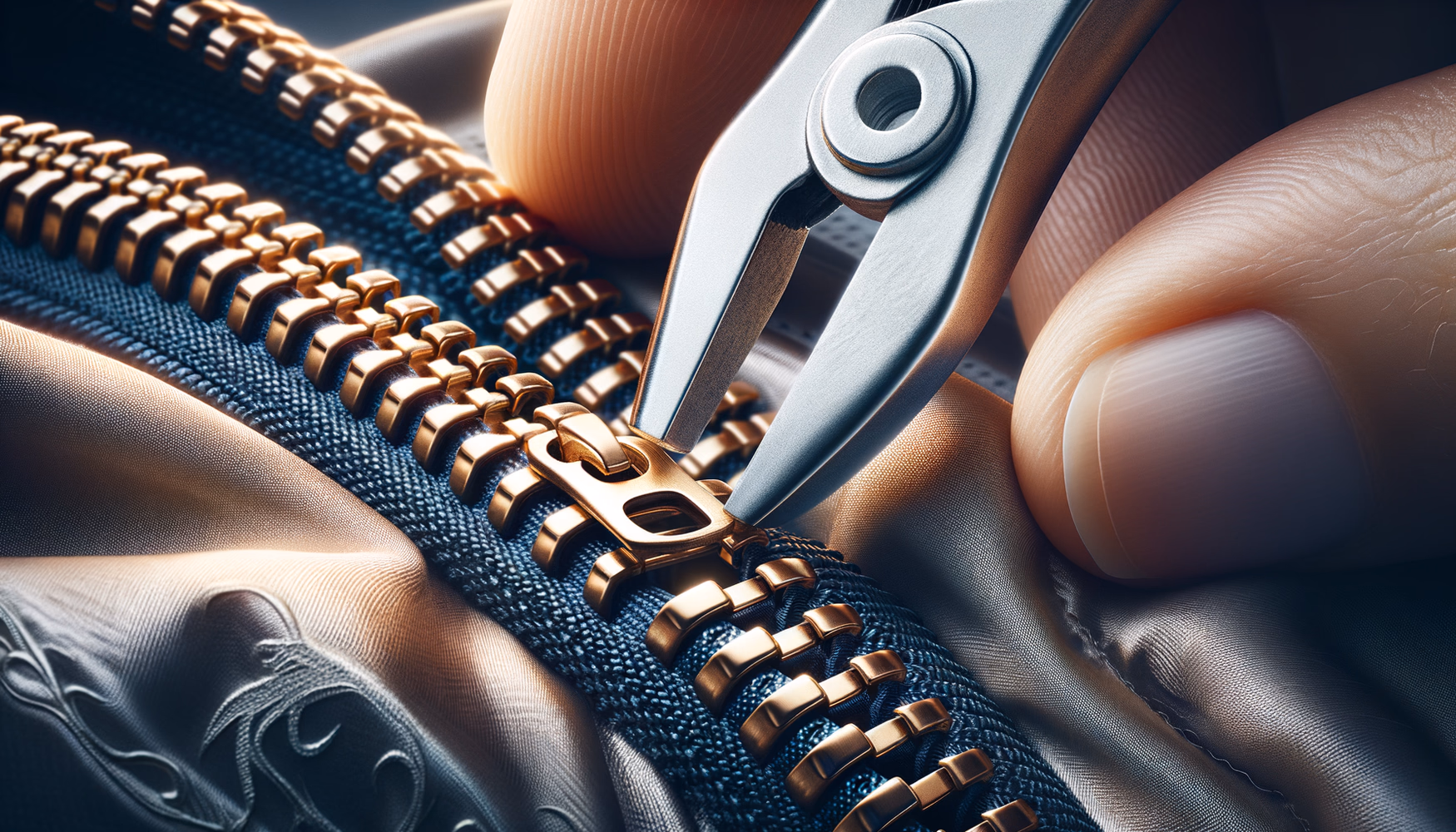 Ремонт деформированных застёжек без разборки изделия