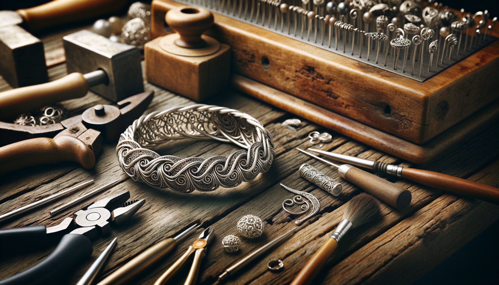 Реставрация деформированных серебряных браслетов