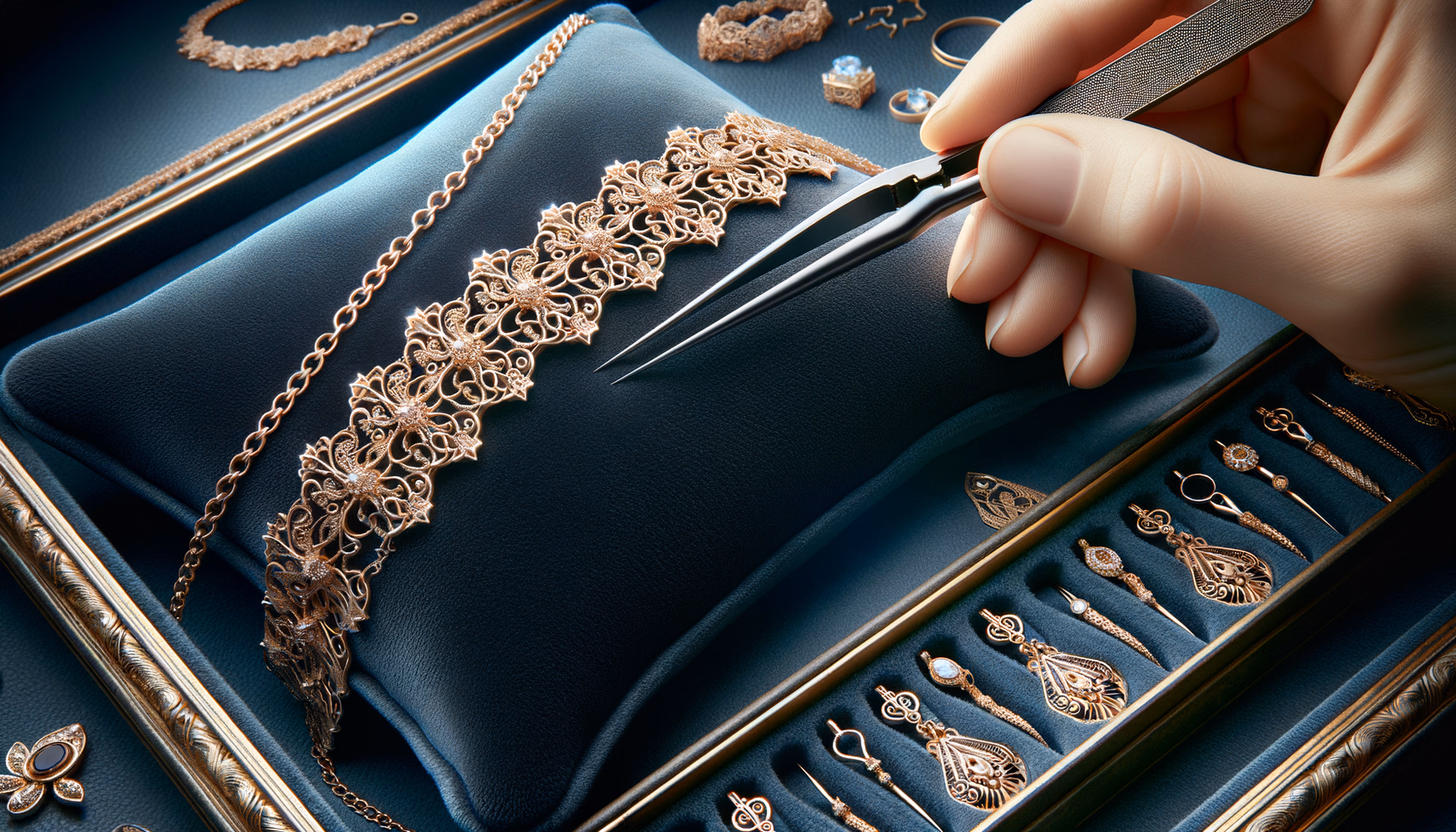 Реставрация деформированных цепей из тонкой проволоки