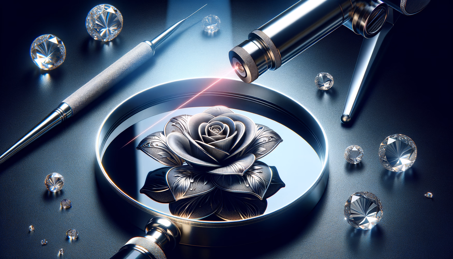 Реставрация микротрещин на серебре методом лазерной пайки