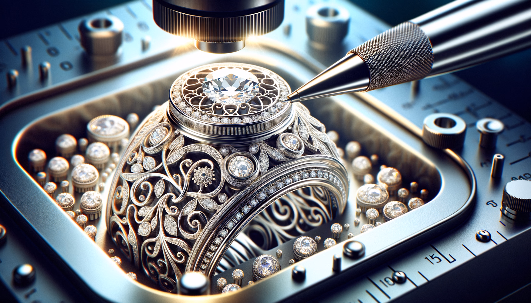 Удаление микрозагрязнений с поверхностей с гравировкой