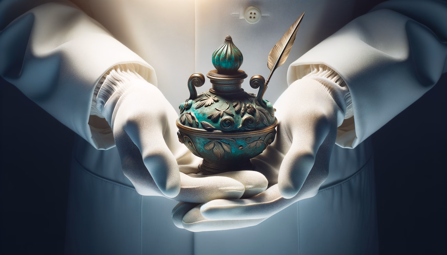 Удаление налёта с антикварных изделий без разрушения покрытия