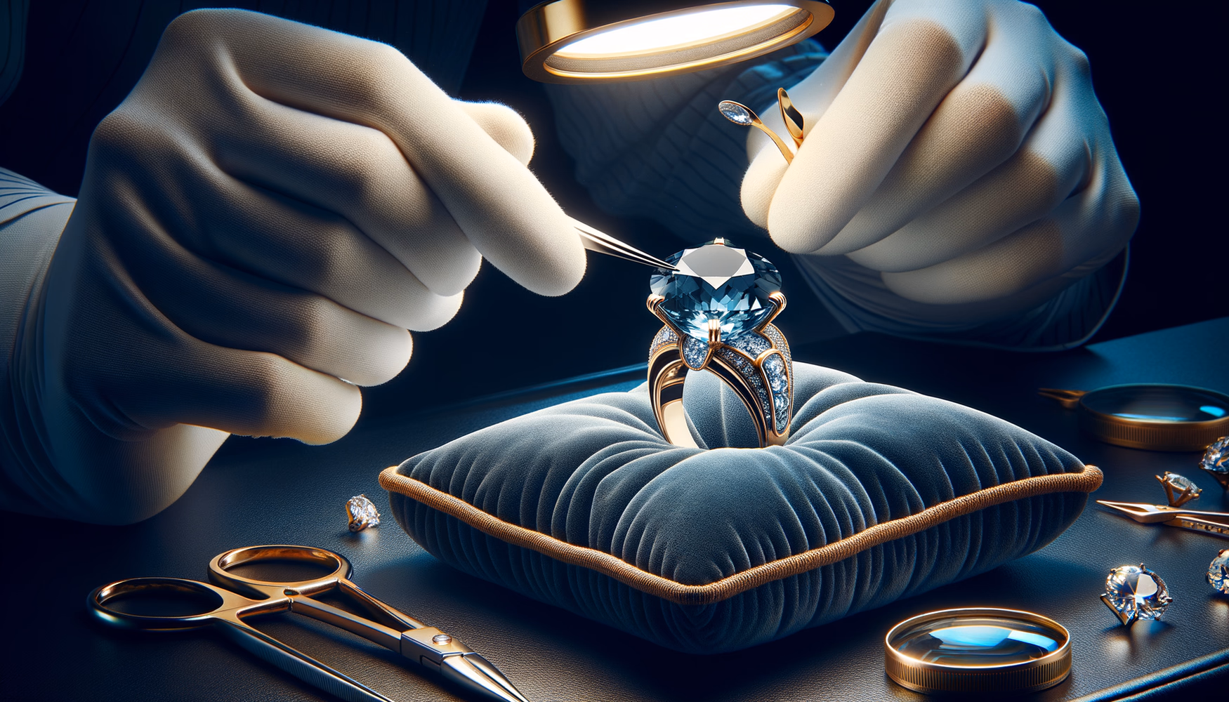 Удаление органических загрязнений с ювелирных вставок