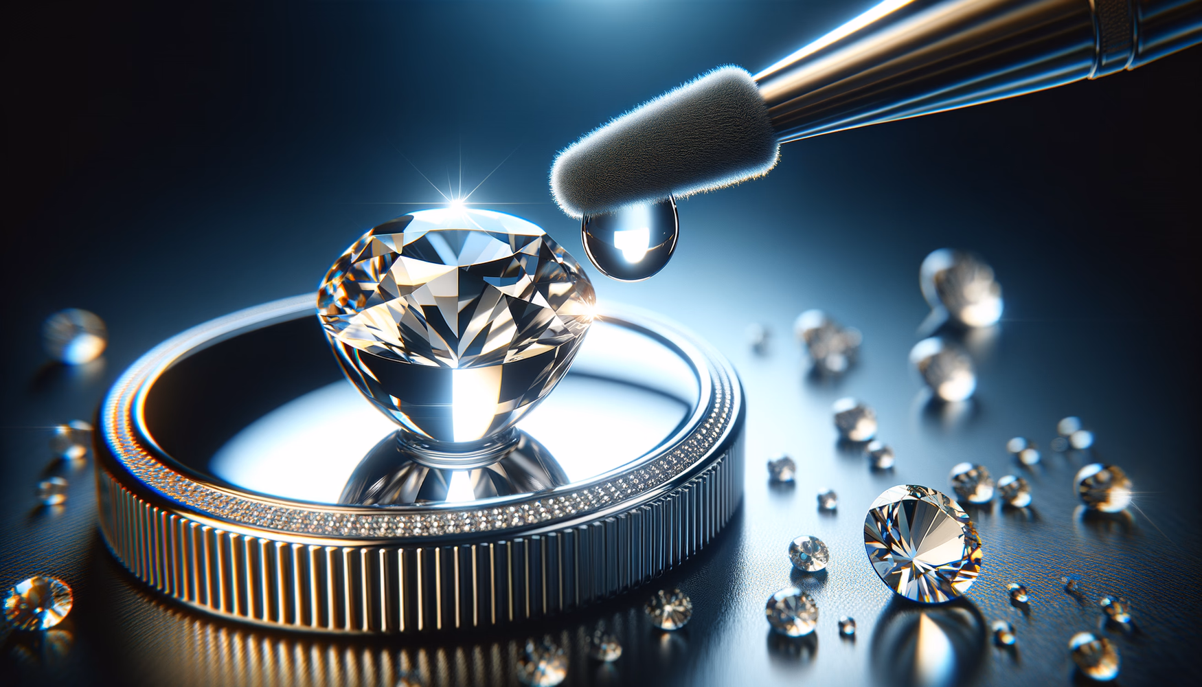 Удаление остатков полировочных средств из углублений