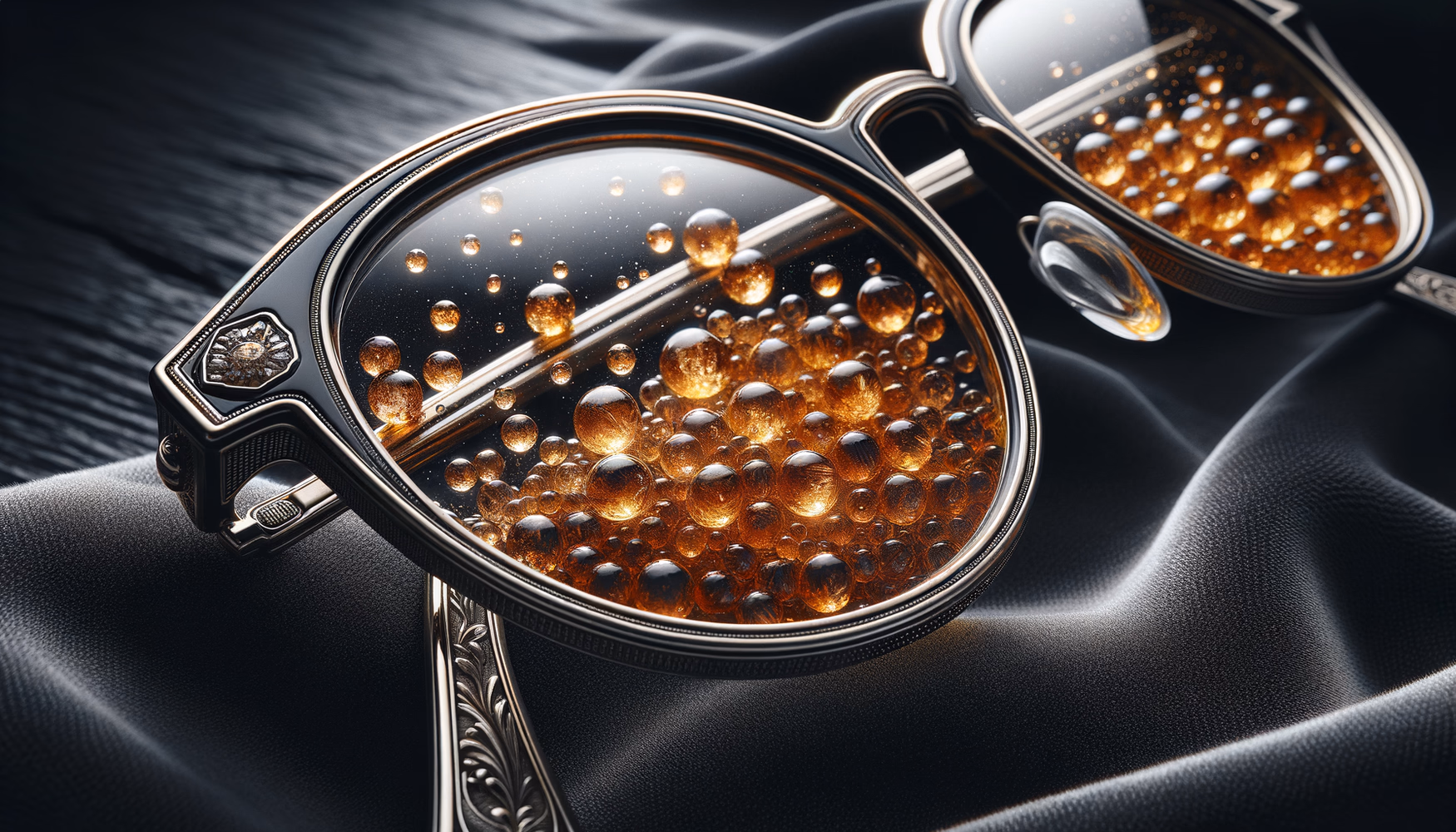 Удаление остатков смолы после ремонта оправ